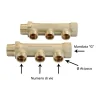 Collettore Lineare con uscite 1/2"x16