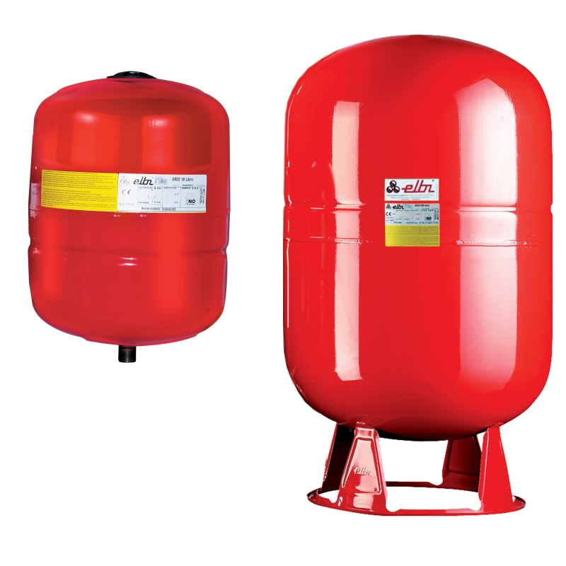 Vaso di espansione/serbatoio modello ERCE a membrana fissa per impianti di riscaldamento e climatizzazione
