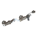 Kit terminale con by-pass per collettori di distribuzione in acciaio inox