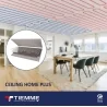 Pannello modulare in cartongesso per impianti radianti (riscaldamento/raffrescamento) a soffitto