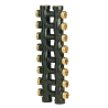 Collettore complanare compatto (unico pezzo) con uscite 1/2"x16