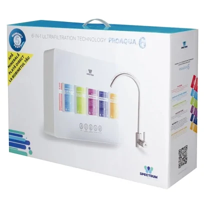 Sistema di ultrafiltrazione acqua "SPECTRUM WATER PROAQUA 6" a 6 stadi con capacità di 8000 litri