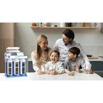 Sistema di ultrafiltrazione ad osmosi inversa "SPECTRUM WATER BLUE" a 6 stadi con capacità di 8000 litri
