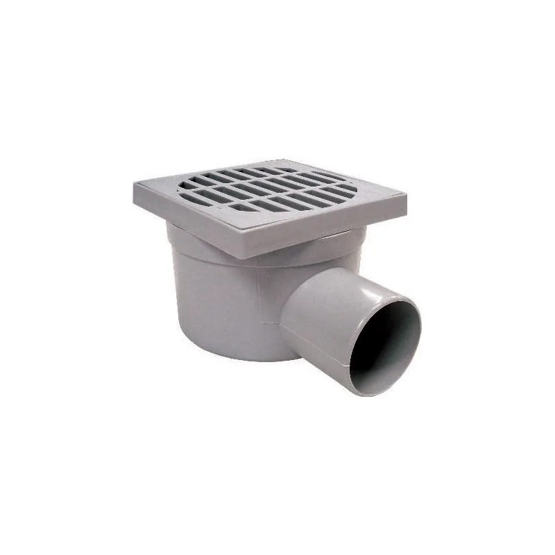 Chiusino sifonato in PVC con scarico laterale Ø50