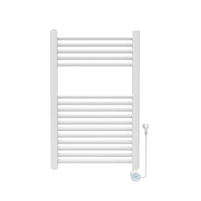 Scaldasalviette elettrico digitale in acciaio bianco lucido Ercos modello Elettra Digitale