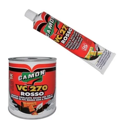 Mastice sigillante VC 270 rosso per tubi e raccordi in PVC-U rigido non in pressione