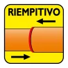 Mastice sigillante pastoso riempitivo rp rosso per tubi e raccordi in PVC-U rigido non in pressione