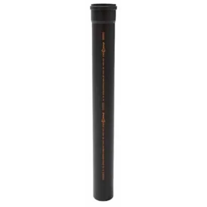 Tubo di scarico ad innesto in PVC-U insonorizzato con un bicchiere m/f spessore 3 mm