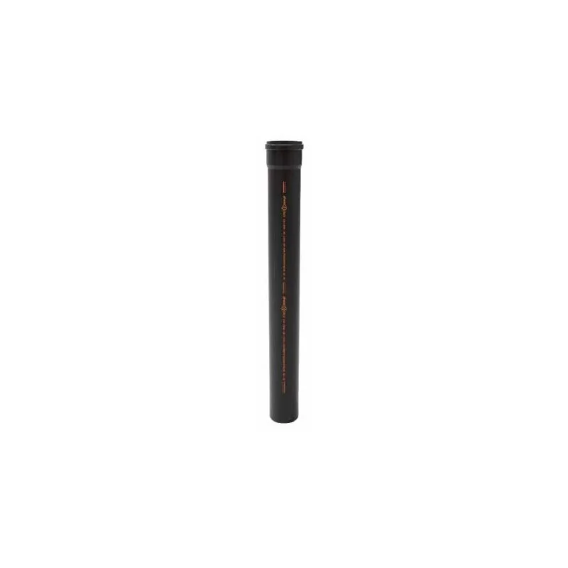 Tubo di scarico ad innesto in PVC-U insonorizzato con un bicchiere m/f spessore 3 mm