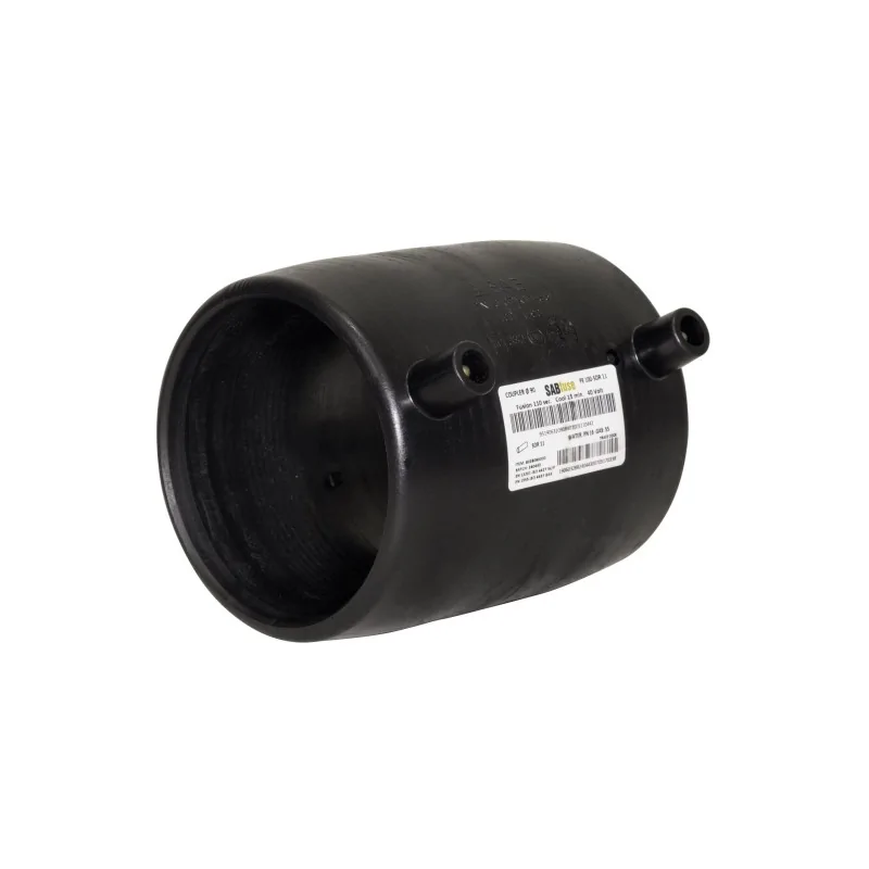 Manicotto elettrosaldabile SDR11 - PN16 - S5 - PE100 per acqua potabile e gas