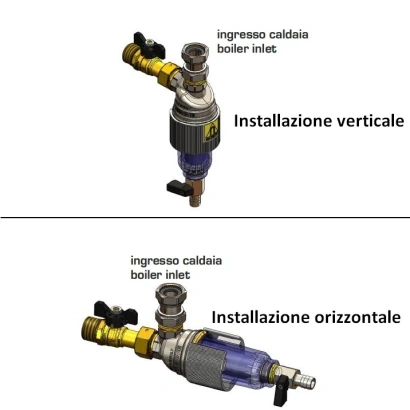 Filtro Defangatore Magnetico Sottocaldaia TM-MAG Tiemme