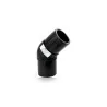 Gomito 45° codolo lungo non elettrosaldabile per acqua potabile e gas SDR17 - PN10 - S8 - PE100