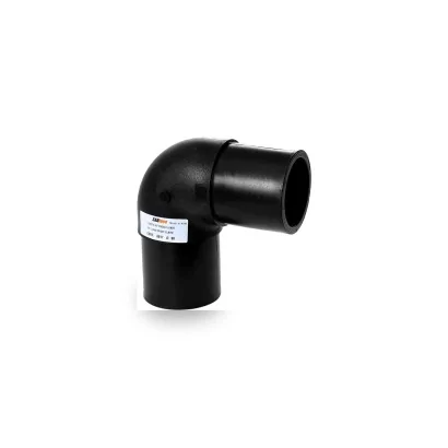 Gomito 90° codolo lungo non elettrosaldabile per acqua potabile e gas SDR17 - PN10 - S8 - PE100