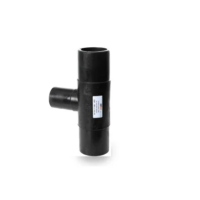 Tee ridotto codolo lungo non elettrosaldabile per acqua potabile e gas SDR17 - PN10 - S8 - PE100