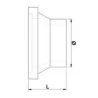 Cartella per flangia codolo corto non elettrosaldabile per acqua potabile e gas SDR17 PN10 PE100