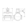 Collare di presa di carico per acqua potabile e gas SDR11 - PN16 - S5 - PE100