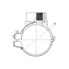 Collare di presa con uscita in ottone F/F per acqua potabile e gas SDR11 - PN16 - S5 - PE100