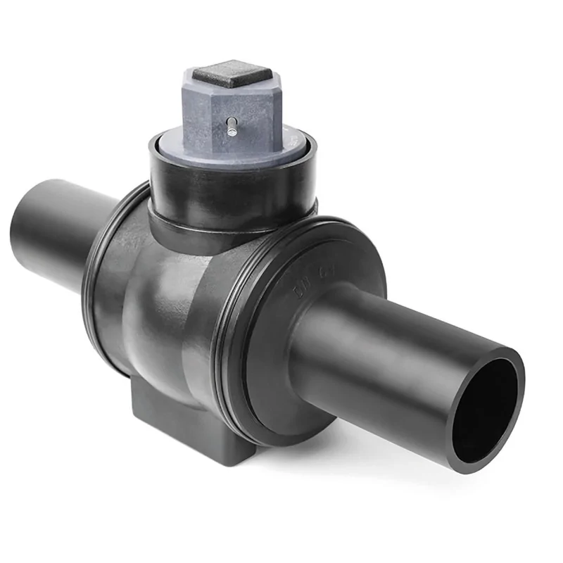Valvola a sfera codolo lungo per acqua potabile e gas SDR11 - PN16 - S5 - PE100