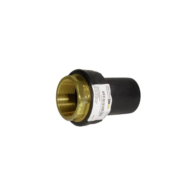 Raccordo di transizione PE/OTTONE filettato femmina per acqua potabile e gas SDR11 - PN16 - S5 - PE100