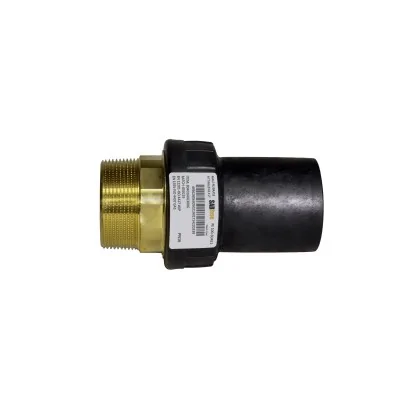 Raccordo di transizione PE/OTTONE filettato maschio per acqua potabile e gas SDR11 - PN16 - S5 - PE100