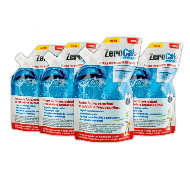 Kit 4 ricariche zerocal+ dose da 250 grammi cadauna