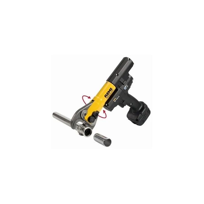 Pressatrice radiale a batteria con ritorno automatico al termine della pressatura + 3 pinze TH Ø16-20-26 Pressatrice radiale a batteria con ritorno automatico al termine della pressatura + 3 pinze TH Ø16-20-26