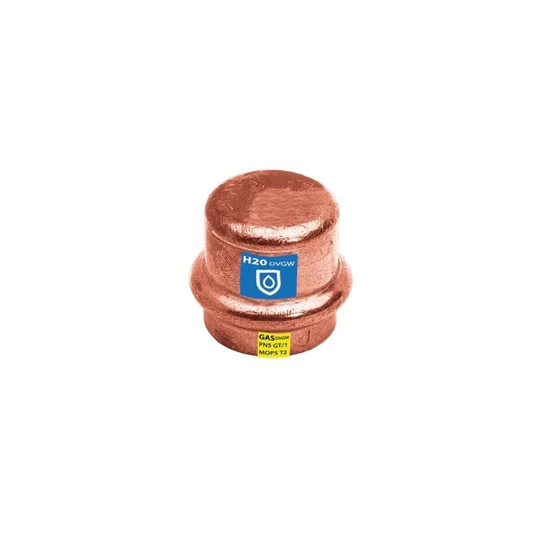 Tappo/Calotta Femmina a pressare in rame per acqua e gas Tappo/Calotta Femmina a pressare in rame per acqua e gas