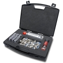 Set di flangiatura (Cartellatrice) DN10 Ø3/8, DN12 Ø1/2, DN15 Ø3/4, DN20 Ø1, DN25 Ø1.1/4 (compatibile con Eurotis/Emiflex)