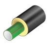 Tubo PP-R Pluristrato Fibrorinforzato SDR7.4 preisolato con schiuma in PUR protetto da tubo PE-HD