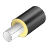 Tubo PP-R Pluristrato Fibrorinforzato SDR11 preisolato con schiuma in PUR protetto da tubo PE-HD