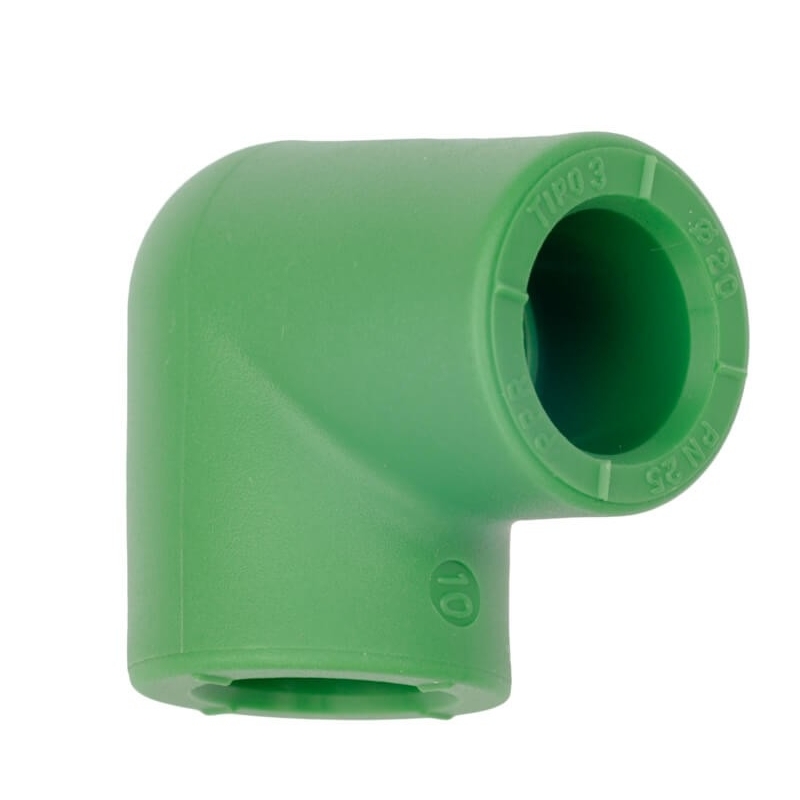 Gomito Liscio 90° in polipropilene ppr a saldare