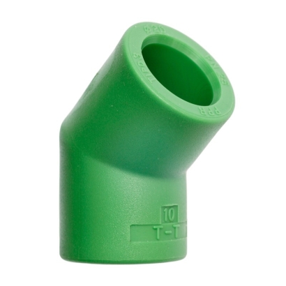 Gomito Liscio 45° in polipropilene ppr a saldare