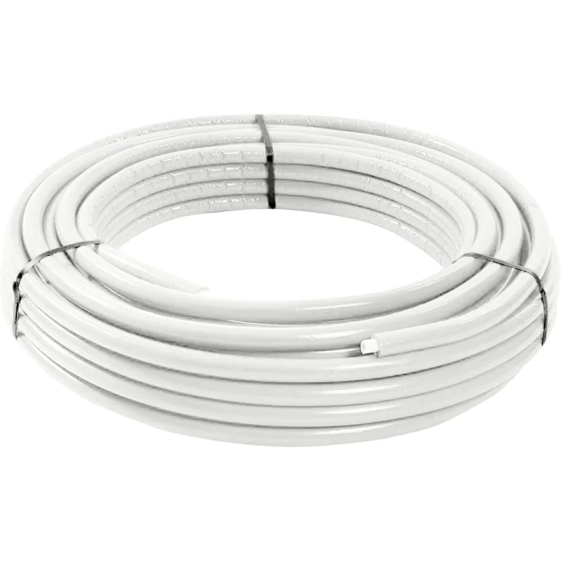 Tubo Multistrato PEXb/AL/PEXb Rivestito Bianco (Rotoli da 50 metri) Tubo Multistrato PEXb/AL/PEXb Rivestito Bianco (Rotoli da 50 metri)