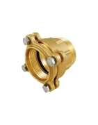 Raccordi in ottone a compressione con o-ring per acqua diametri 75-90-110 serie 1460